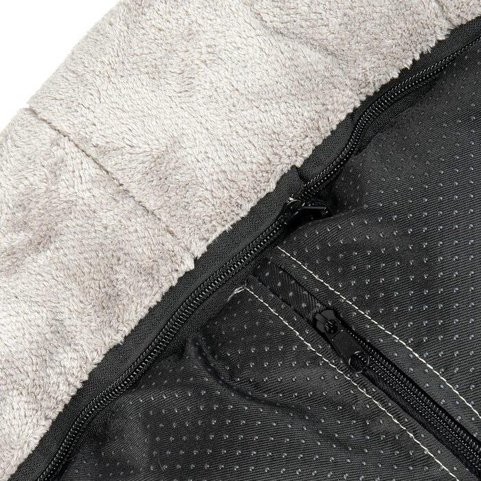 Килимок для собак Лілі, для маленьких собак - м'який лежак з Sorisso тканини, зносостійкий, міцний (M, світло-сірий)