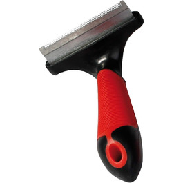 Гребінець для котів Karlie Furmaster, червоно-чорний, розмір L (15.5x8.5x4.5 см)