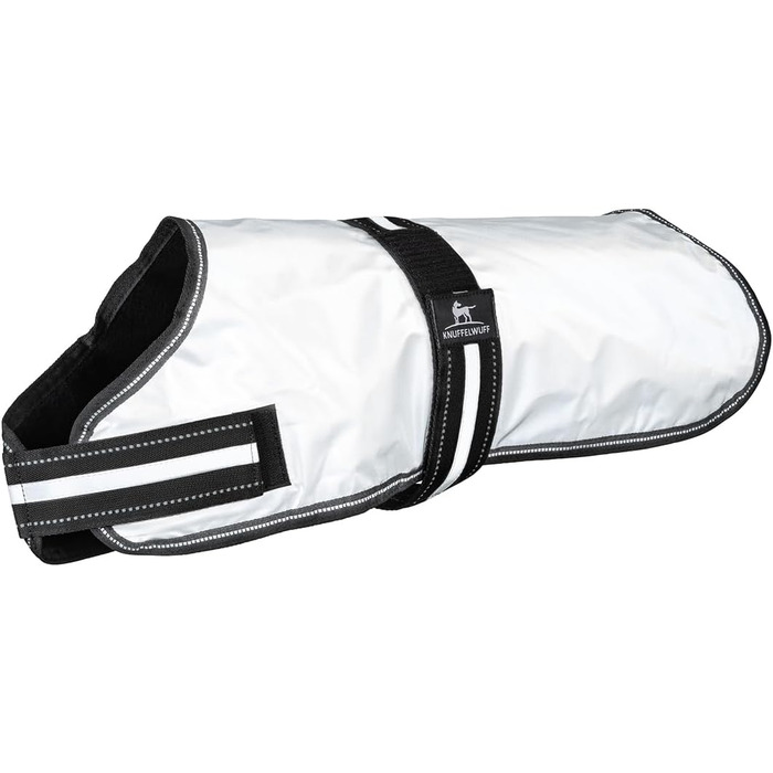 Водонепроникний та вітронепроникний теплий накид для собак Knuffelwuff, 70 см, з клямками та отвором для шлейки