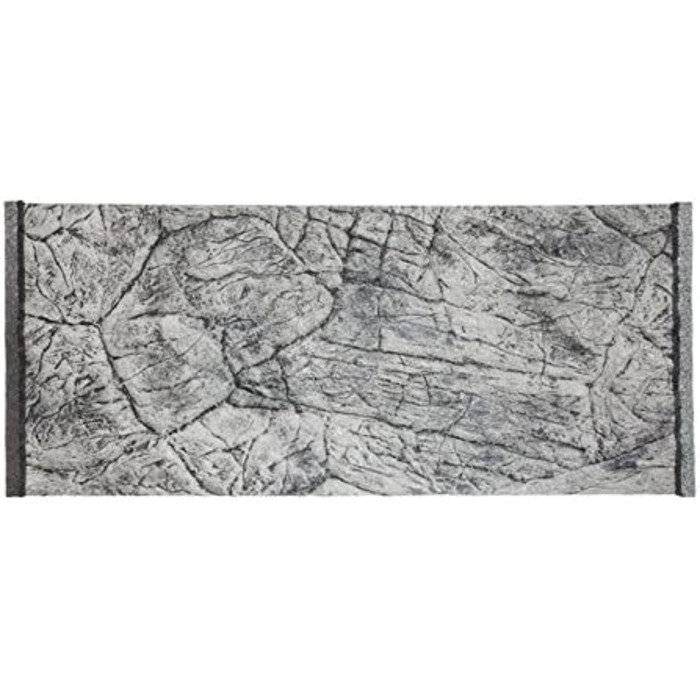 3D фон для акваріума, тонкий, сірий, під сланець, 100x50/97x45 см