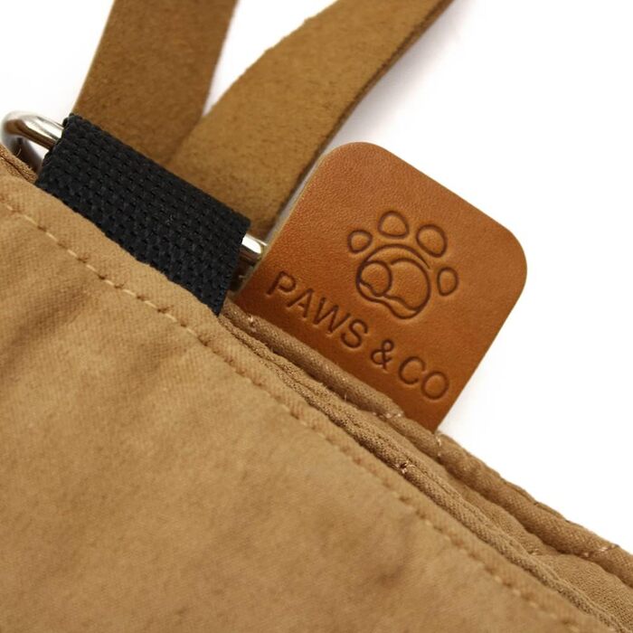 Складаний килимок для собак Paws&Co, портативний, для подорожей, кемпінгу, пікніка, 75x50 см, коричневий