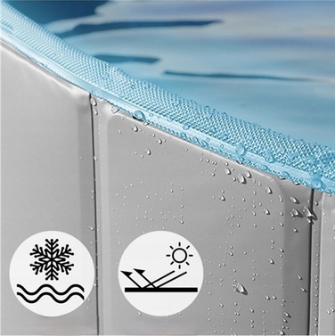 Складальний басейн для собак 100x30 см — зручний пляж для домашніх улюбленців