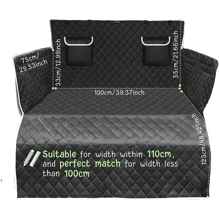 Захист для багажника Audi A4 Avant (B8 8K, Facelift 2011) 2011-2024: килимок для собак, водовідштовхуючий, стійкий до подряпин