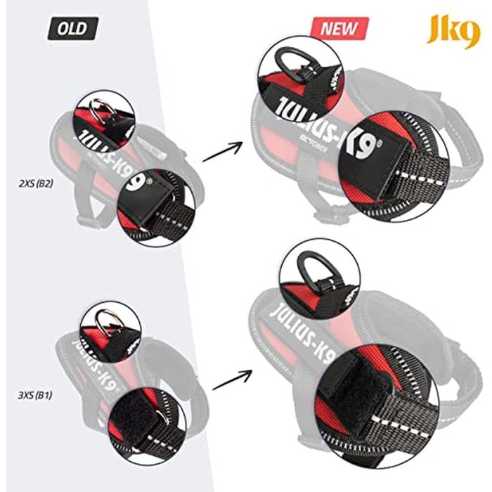 Шлейка Julius-K9 IDC Powergeschirr, розмір 2XL/3, Reggae Canis