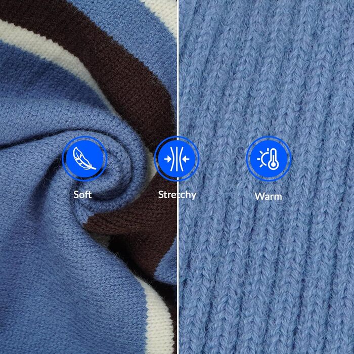 Пуловер для породистих собак Windhund Antel, теплий зимовий пуловер/світшот для великих собак, м'яка куртка для лайкерів (Areegrün, S, Blau)