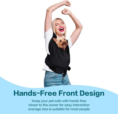 Сумка-переноска для собак, рюкзак для собак, чорний, 0-6,8 кг