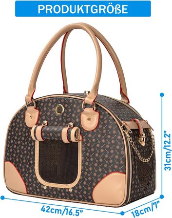 Сумка для собак OUUTMEE, 42 x 18 x 31 см, до 4 кг, для подорожей, переноска для маленьких собак та котів