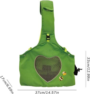 Сумка-переноска для собак і котів, легка переноска для тварин, зелена, для вигулу та подорожей