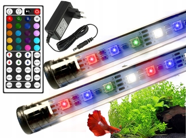 Світлодіодний світильник LUMI FLORA для акваріума, комплект 2x70 см, LED 5730 RGB