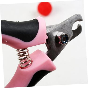 Триммер для когтів домашніх тварин BESPORTBLE: безпечний та зручний інструмент для когтів котів та собак (рожевий)