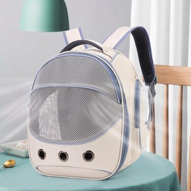 Сумка-переноска для собак і котів, блакитна. Зручний регульований ремінь, для подорожей, прогулянок, транспортування