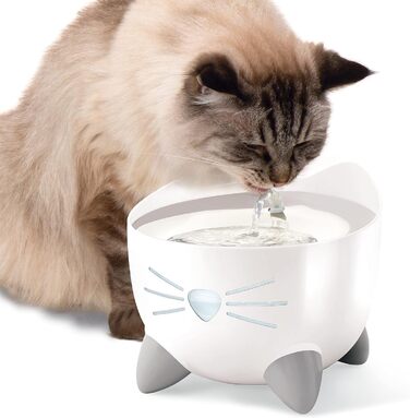 Автоматичний фонтан для котів Catit PIXI з кришкою з нержавіючої сталі