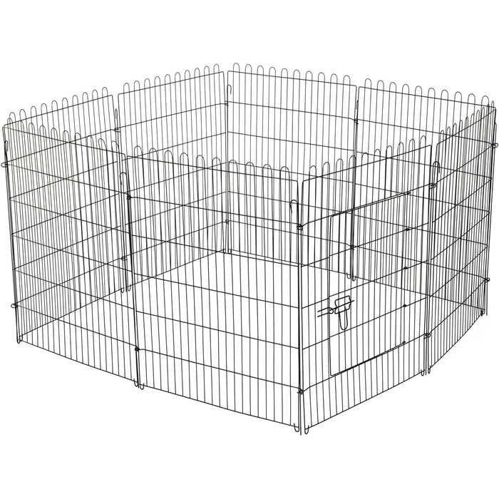 PawHut® вольєр для цуценят, огорожа для собак, вольєр-загон для малечі, 5 розмірів: 71x61 см