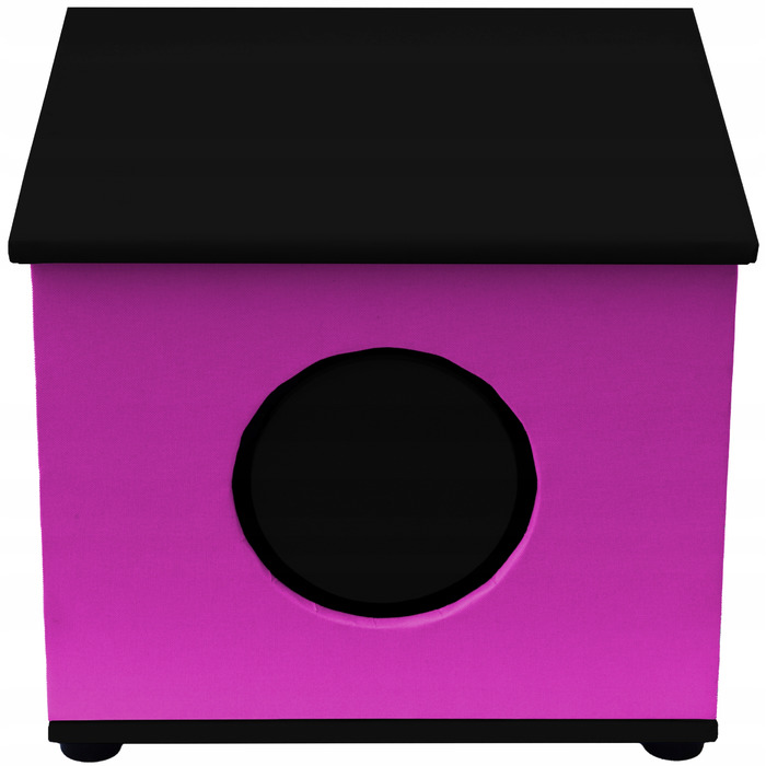 Будиночок для кота Mr. Riddick, багатоколірний, квадратний (43 см x 41,5 см x 34 см)