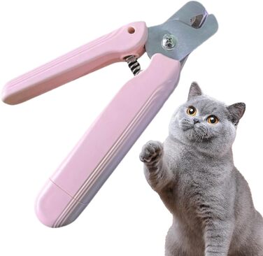 Ножиці для стрижки кігтів собак та котів з LED-підсвіткою, захисним насадком та ергономічним дизайном. Підходять для собак та котів будь-якої породи. Колір: світло-зелений (рожевий)