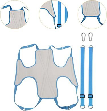 Гаммачок для грумінгу домашніх тварин LOVIVER, зручний, портативний, для маленьких собак та котів, блакитний, L