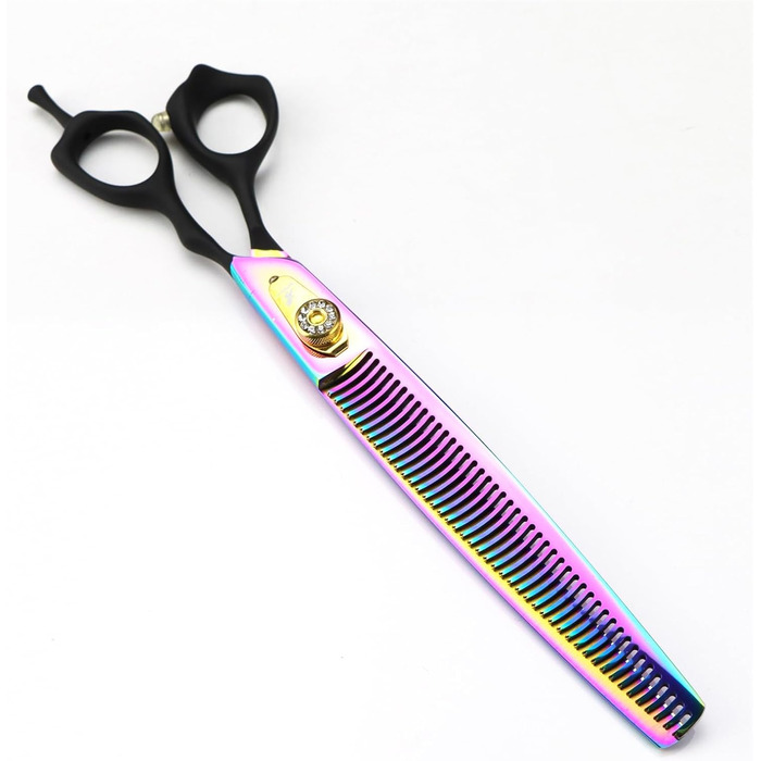 Набір ножиць для собак 7 в 1: прямі та вигнуті ножиці, ножиці для фінальної обрізки, ергономічні ручки. Ідеально для грумінгу та догляду за шерстю вашого улюбленця.