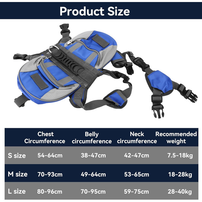 Рюкзак для собак Cyrank: зручний та безпечний для прогулянок та подорожей (L)