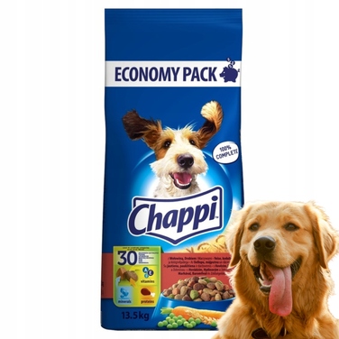 Сухий корм для собак Chappi з яловичиною, птицею та овочами, 13,5 кг