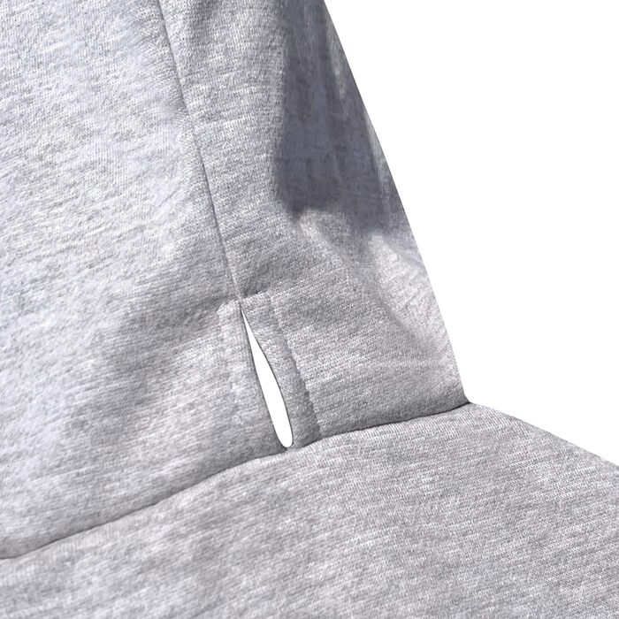 Теплий пуловер для собак XL-4XL, з блискавкою, сірий, для великих порід (Лабрадор, Бордер Коллі)