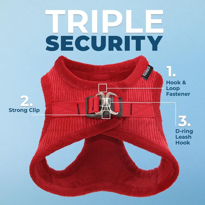 Нагрудник для собак Voyager Step-In Plüsch від Best Pet Supplies - м'який плюшевий нагрудник для собак маленьких та середніх порід, шоколадного кольору, розмір M (обхват грудей 40-45 см)