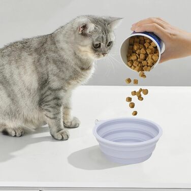 Транспортна переноска для котів та собак WANDGU: складана переноска з мискою для води, 42 x 27 x 28 см