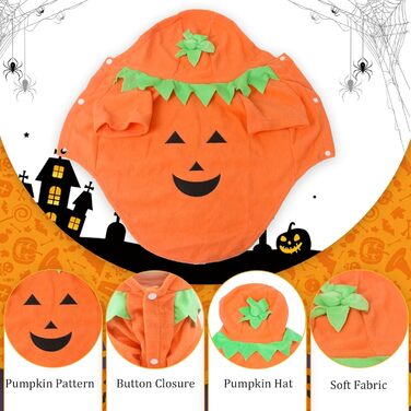 Костюм Гарбуза на Хелловін для собак та котів, кумедний одяг для тварин, для маленьких собак, котів, цуценят, розмір XL