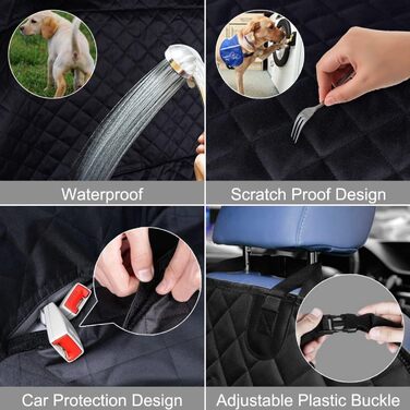 Захист для автосидіння та багажника для собак Unictop | Водонепроникний, антиковзний, 58x53 см