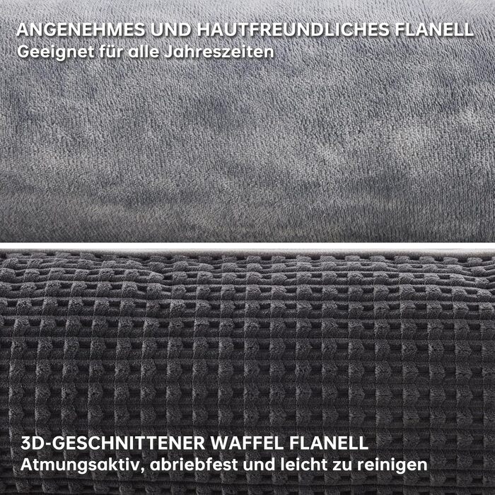 Крісло-ліжко для собак маленьких та середніх порід, миється, ортопедичне, дихаюче, 66x55x21 см, сіро-блакитне
