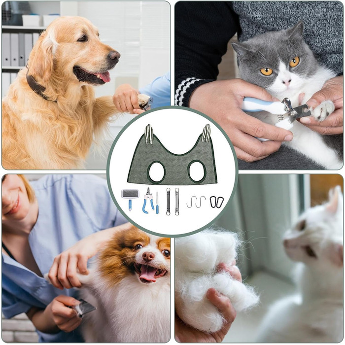 Набір для догляду за кігтями собак та котів: 10 штук, різні розміри, безпечний та зручний