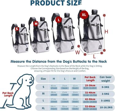 Рюкзак-переноска для собак і котів PETCUTE, сірий, до 3 кг