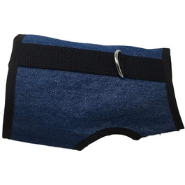 Шлейка для котів Kitty Holster, розмір S/M, джинсова блакитна