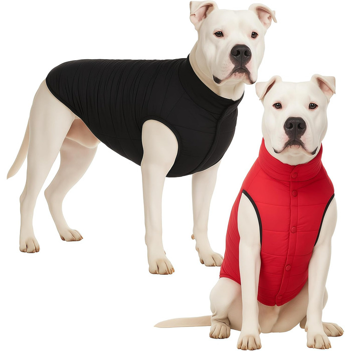 Зимова куртка LovinPet для собак, двостороння, розміри M, L, XL, куртка з ґудзиками, вітронепроникна, снігонепроникна та водонепроникна, темно-зелена та сіра для холодної погоди