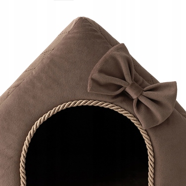 Ексклюзивне лежак-будиночок Royal Prestige R:2 PUSTYNNY, 44x37 см, розмір M