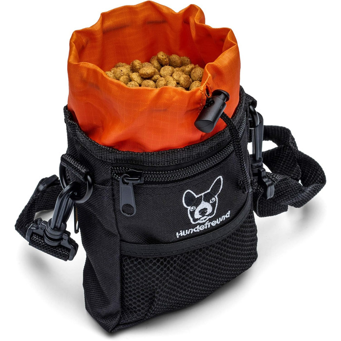 Сумка для ласощів для собак Hundefreund | Зручна сумка для тренувань з 4 відділеннями (14 x 11 x 4 см)