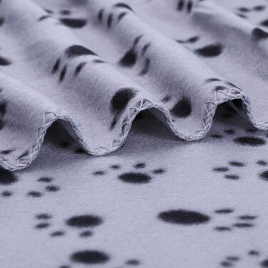 М'яка флісова підстилка для собак і котів Nobleza, 75x75 см, сіра