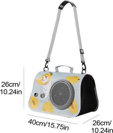 Сумка-переноска для тварин | Сумка на плечі для транспортування котів у подорожах, органайзер з регульованими плечовими ременями для походів, кемпінгу, подорожей та прогулянок