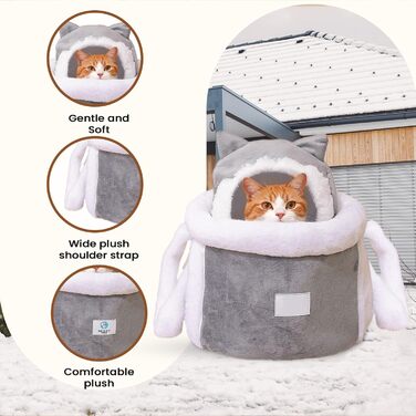 Сумка-переноска для собак з підігрівом, для середніх порід та активного відпочинку