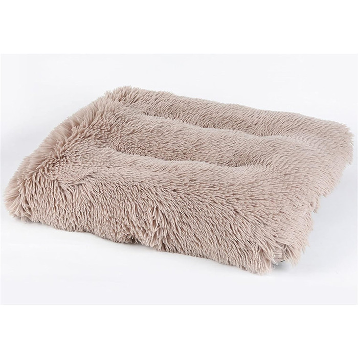 Крісло-ліжко для собак та котів LIVEINU, штучне хутро, прямокутне, плюшеве, XL (109x72x12 см), бежеве