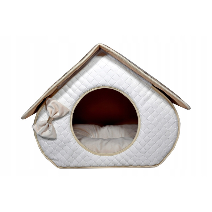 Ліжко-будиночок SjestaPupila для собак та котів, розмір S (30x30 см)