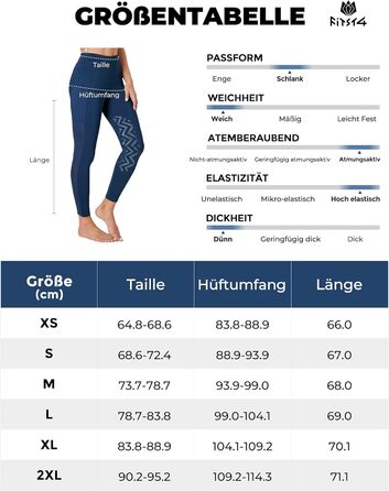 Легінси для верхової їзди FitT4 для дівчаток та жінок, дихаючі та еластичні, з силіконовими колінцями та верхньою частиною, для верхової їзди та велосипеда (Морська синя, XS)