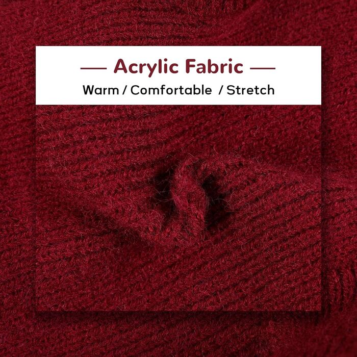 Теплий святковий пуловер для собак з отвором для шлейки, червоний (M) - для маленьких та середніх собак