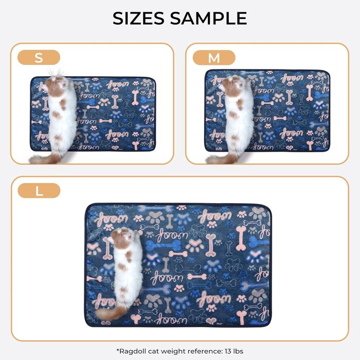 М'яка ковдра для собак та котів Luciphia: 3 шт. у наборі, 104*76 см, фліс, тепла, для дому та подорожей