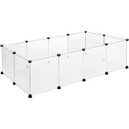 Клітка-вольєр для кроликів та морських свинок TRMLBE, 12 штук, 145x75x48 см