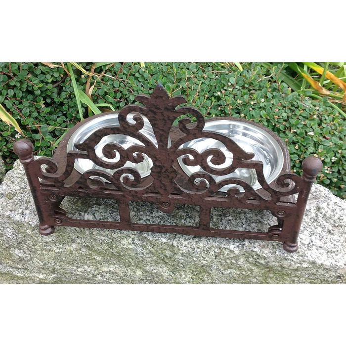 Миска для собак та котів Dekowonderland з чавуну, античний стиль