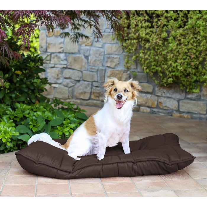 Елегантна подушка для собак Maxy, коричнева, 60x100 см