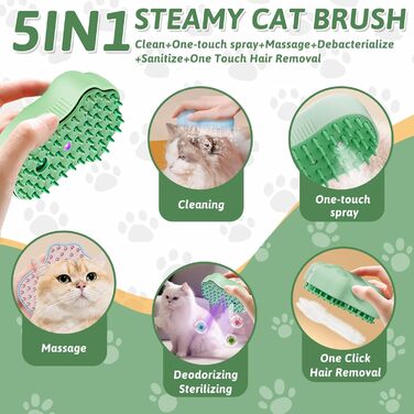 Щітка для котів та собак з водою, самоочисна, для короткої та довгої шерсті, видаляє шерсть, масаж, догляд (рожева, блакитна, зелена)