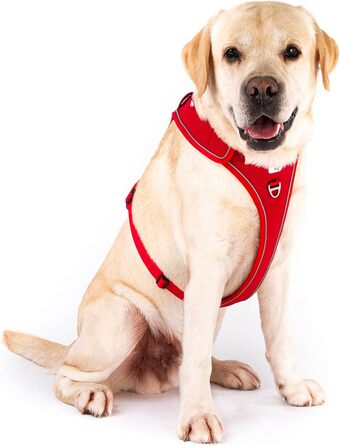 Шлейка для собак Belka, регульована, чорна, XL