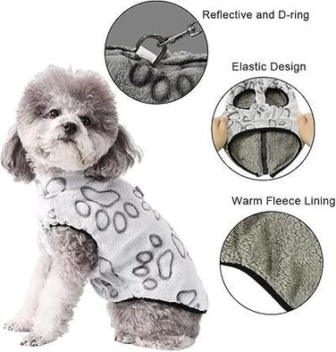 Тепла куртка для собак з шлейкою, зимова куртка від холоду, зручний верхній одяг для собак, стильна куртка на блискавці з шлейкою (A,M) A M