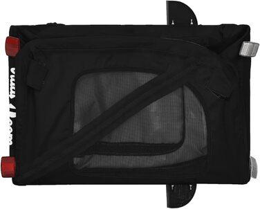 Фарм-причіп для собак Gecheer: міцний каркас з заліза, оксфордська тканина, дах з ПВХ, для безпечних та комфортних поїздок з домашніми тваринами